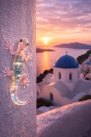 Mo’Joe — Santorini Gecko
