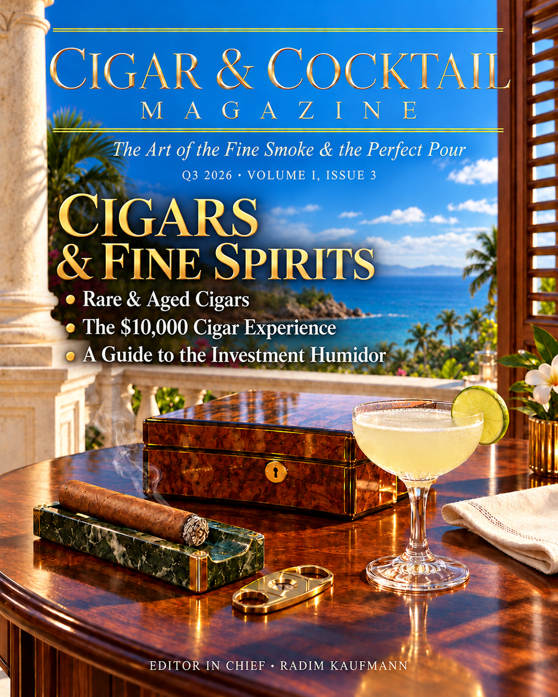Cigar & Cocktail Magazine Q3 2026 — Cigars & Fine Spirits