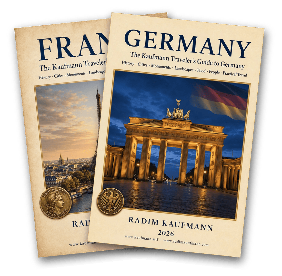 France and Germany — forthcoming Kaufmann Traveler's Guide volumes